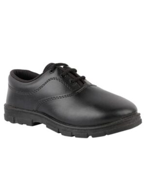 Lace derby black school shoe for Boys