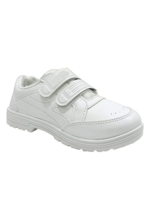 High Comfort white school Shoe for boys - Image 2