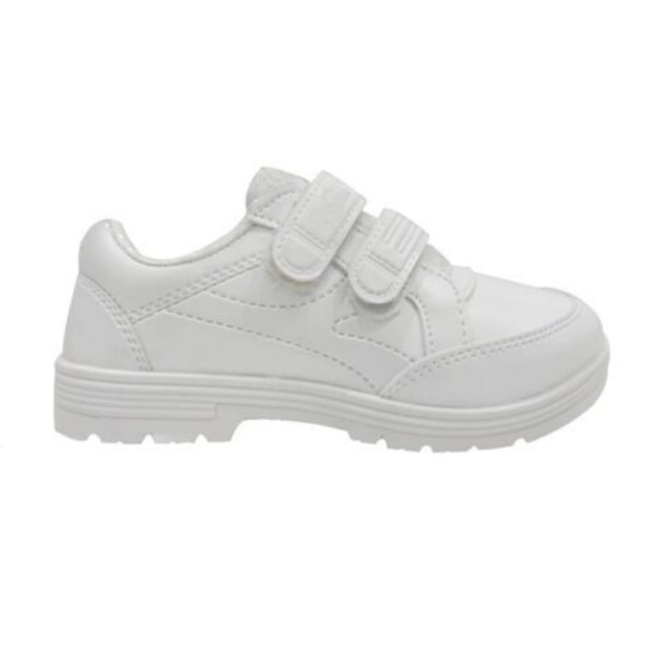 High Comfort white school Shoe for boys - Image 3