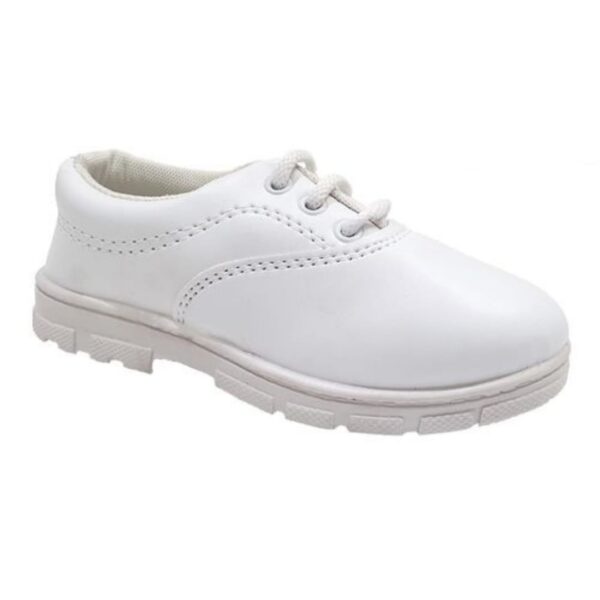 White school shoes for boys - Image 4