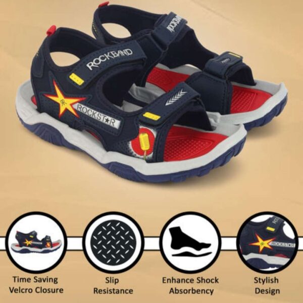 Rockstar Eva sandals for boys kids( 5 to 12 years) - Image 5