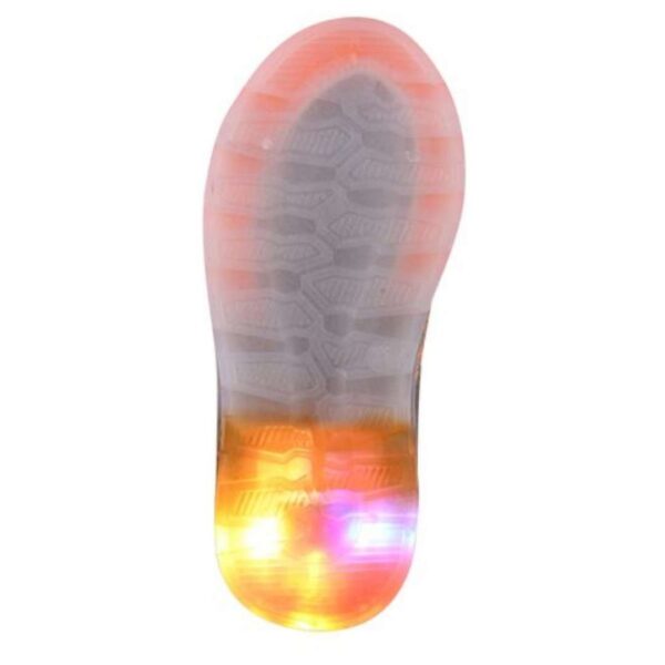 Led light shoes for kids shoes orange - Image 5