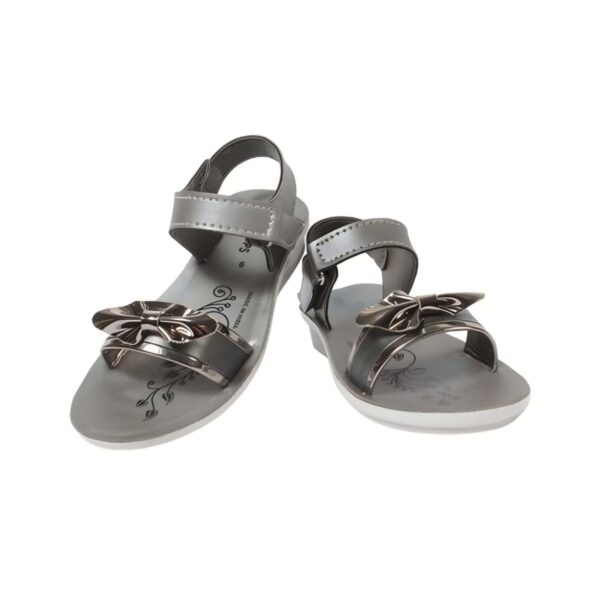 Glossy pu moulded sandal for girls kids(1.5 to 5 years) - Image 2
