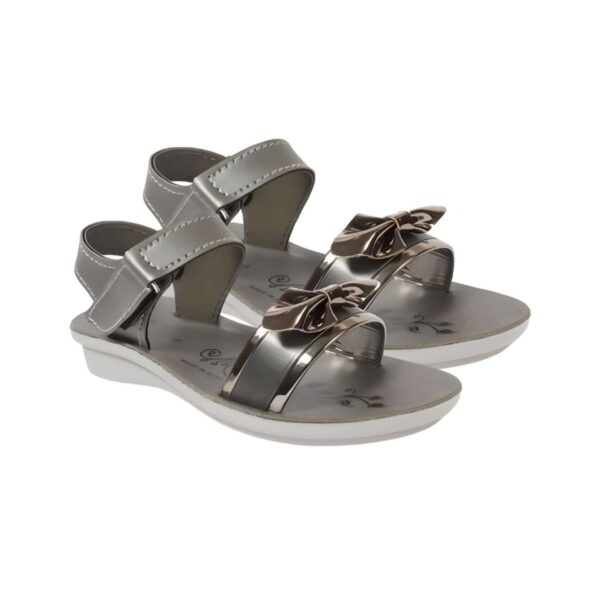 Glossy pu moulded sandal for girls kids(1.5 to 5 years) - Image 3