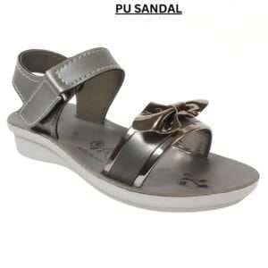 Glossy pu moulded sandal for girls kids(1.5 to 5 years)