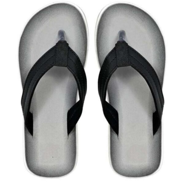 Rubber slipper for Men Grey- Black