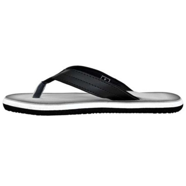 Rubber slipper for Men Grey- Black - Image 5