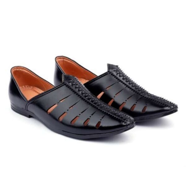 Synthetic Leather Juttis for Men - Image 5