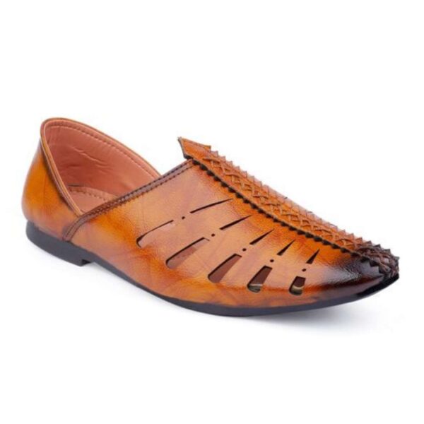 Synthetic Leather Juttis for Men - Image 6