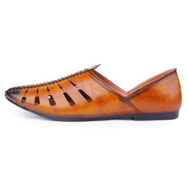 Synthetic Leather Juttis for Men - Image 7