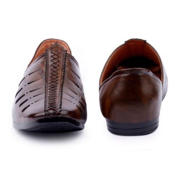Synthetic Leather Juttis for Men - Image 13