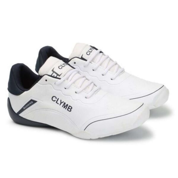 Patent Rexine Sneakers for Men - Image 3