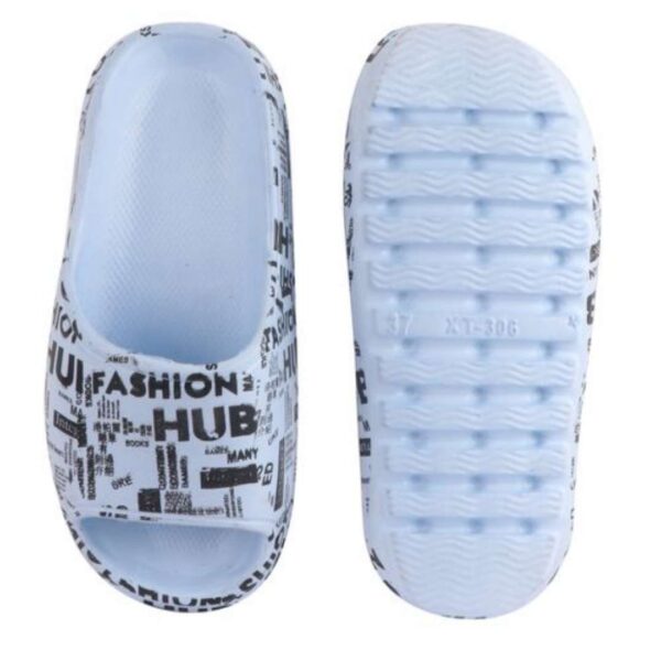 Eva paper print sliders for womens - Image 3