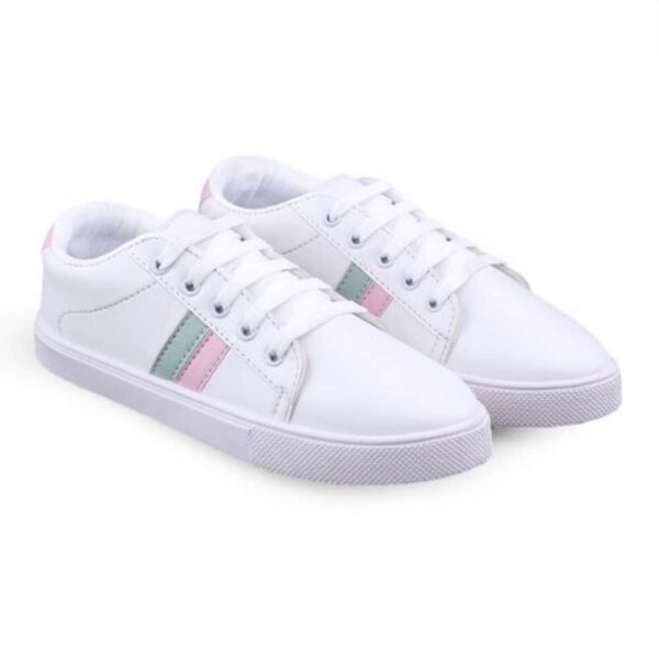 White Sneakers for womens - Image 2