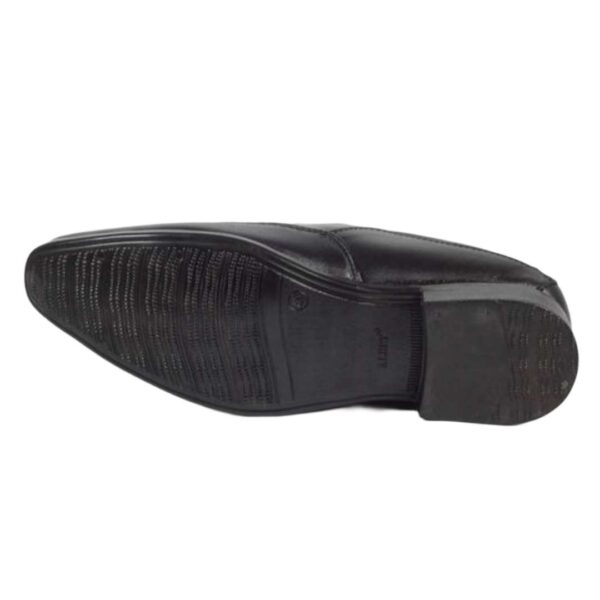 100% Leather Black Formal Shoe - Image 4