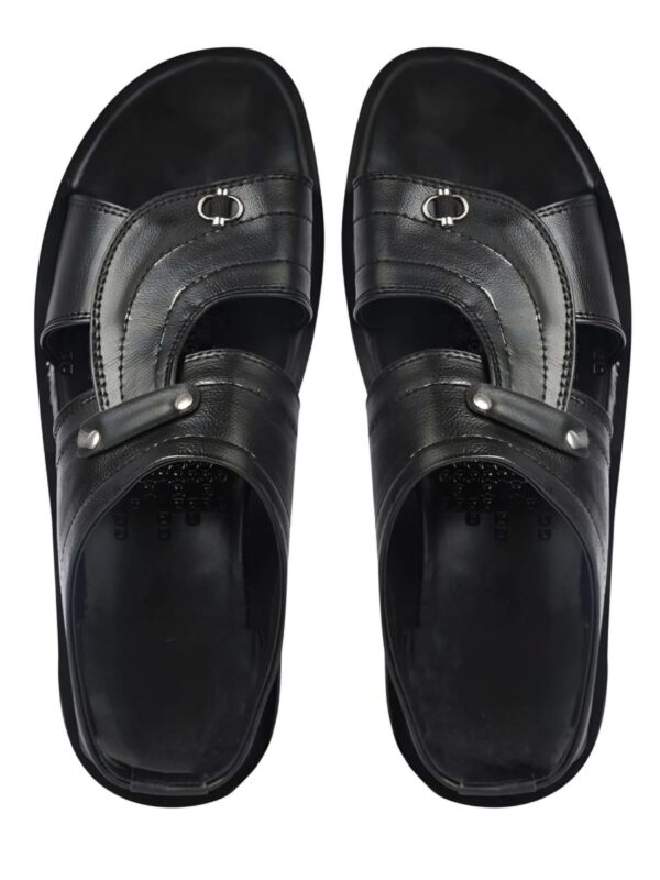 Textured Glossy pu sandal for Men - Image 4