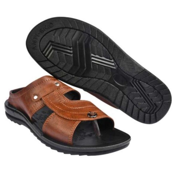 Textured Glossy pu sandal for Men - Image 2