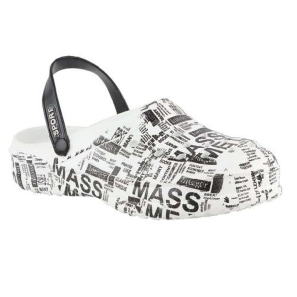 Paper Printed Men clogs - Image 3