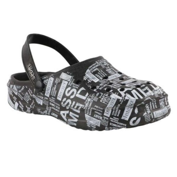 Paper Printed Men clogs - Image 7