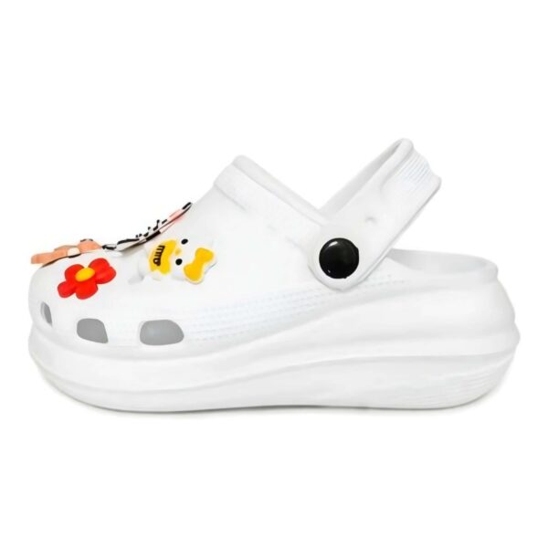 Womens heel Clogs with sticker - Image 5