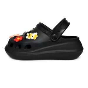 Womens heel Clogs with sticker