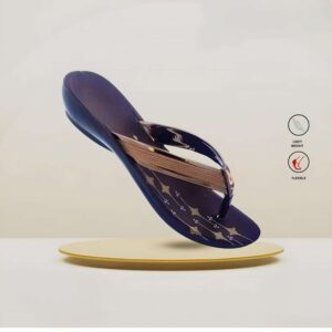 V shap glossy casual womens Sandal