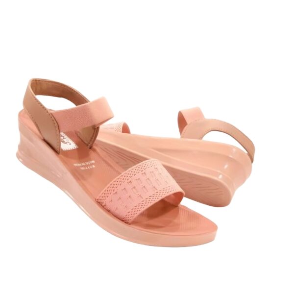 Textured Glossy womens Sandal - Image 2