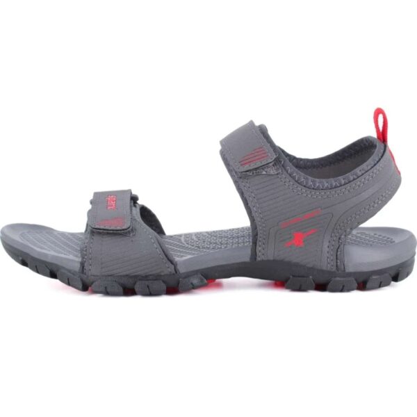Sparx- SS 561 Dark Grey Red sports Sandal For Men - Image 4