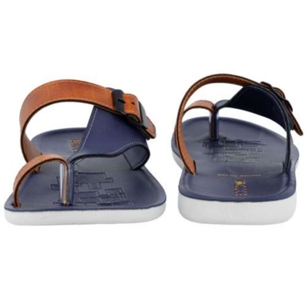 Walkaroo pu sandal for men Tan - Image 3