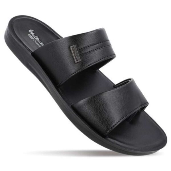 Walkaroo men pu sandal for black