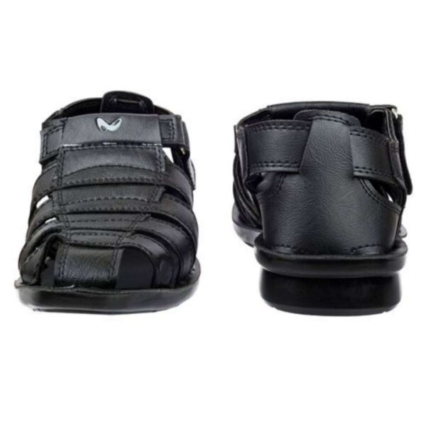 Walkaroo black sandals for men - Image 3