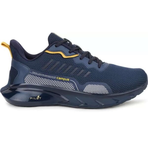 Men's Navy Deccan Running shoes ko - Image 5