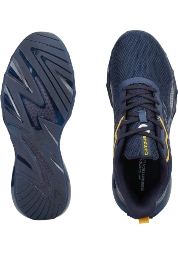 Men's Navy Deccan Running shoes ko - Image 4
