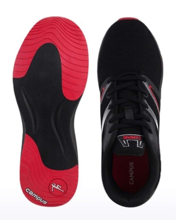 Men's Black spake Running shoe - Image 2