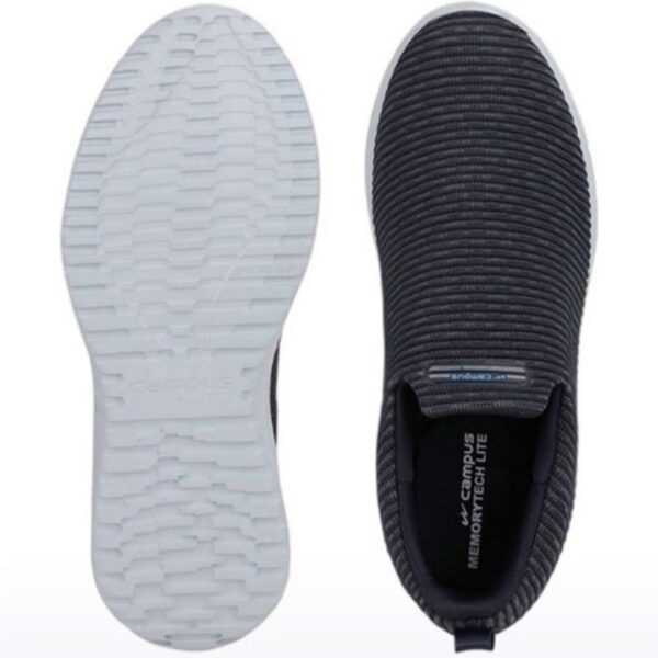 Men's Black Aim plus Casual slip on - Image 4