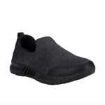 Men's Black Quba Casuals slip ons