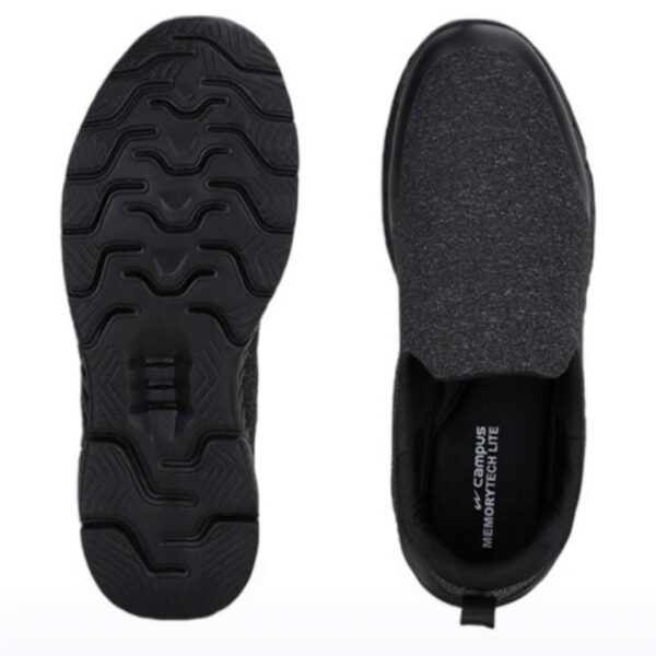 Men's Black Quba Casuals slip ons - Image 4