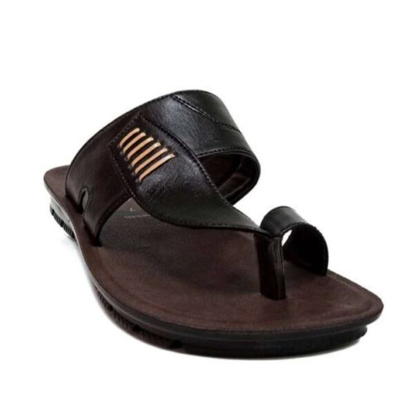 Men's Black casual pu Sandals