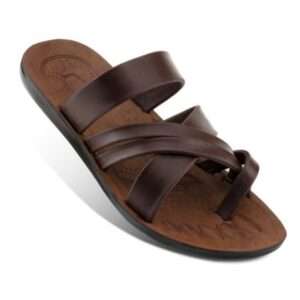 Multi-straps men's pu sandals
