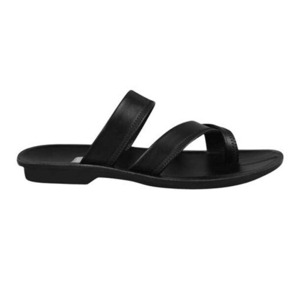 Men's Black pu Sandal - Image 3