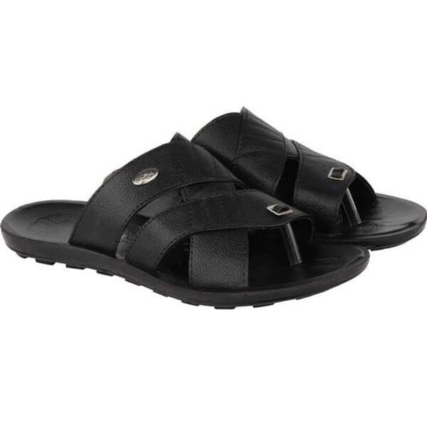 Men's black pu Sandal
