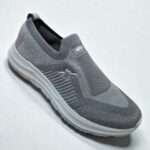 Sparx slip on knit shoes for men light grey