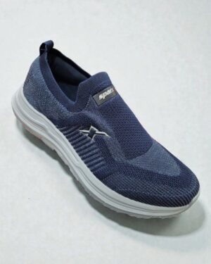 Sparx knit casual shoes for men Navy- light grey
