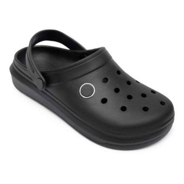 Solid pattern comfortable clogs