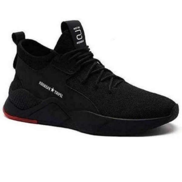 Black sports shoe for men