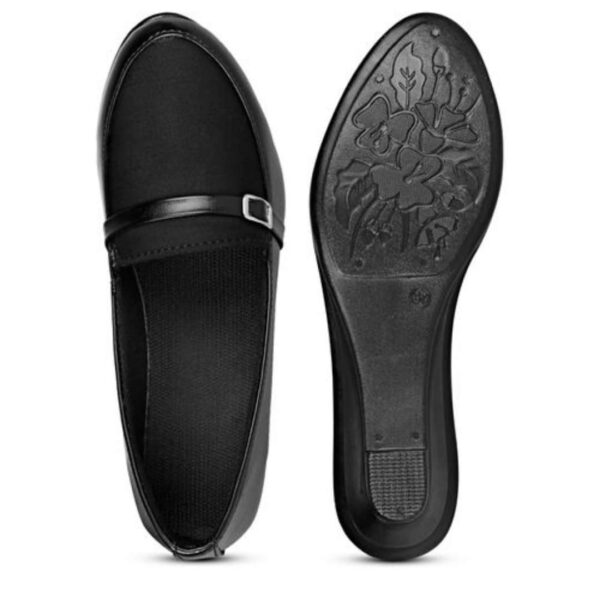 Women's Black office ready formal bellies shoes - Image 6