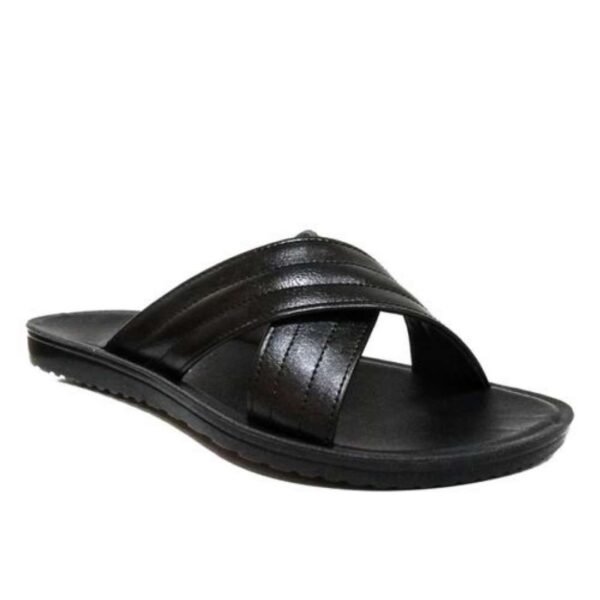 Cross straps Pu Sandal for men - Image 4