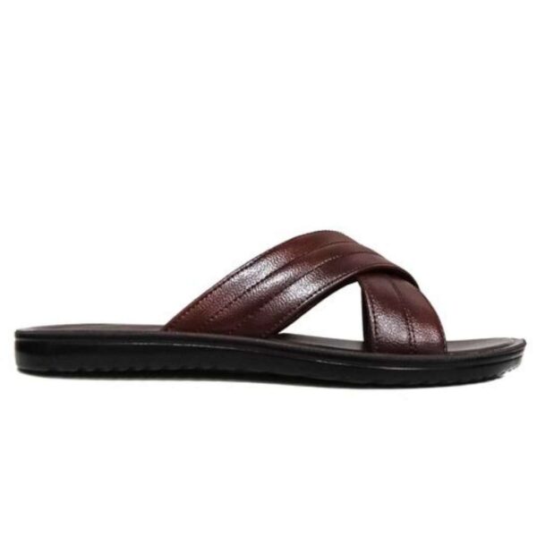 Cross straps Pu Sandal for men - Image 3