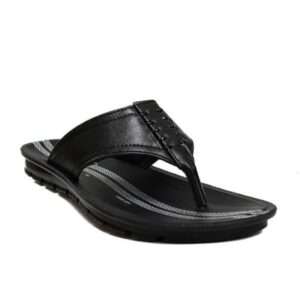 V shape pu slippers for men