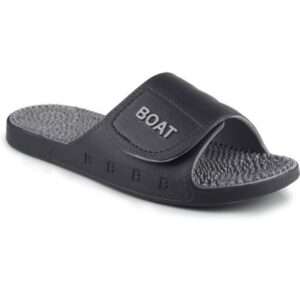Men sliders/flip- flop black-grey